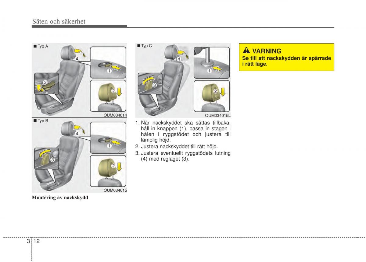 KIA Sorento II 2 instruktionsbok / page 40