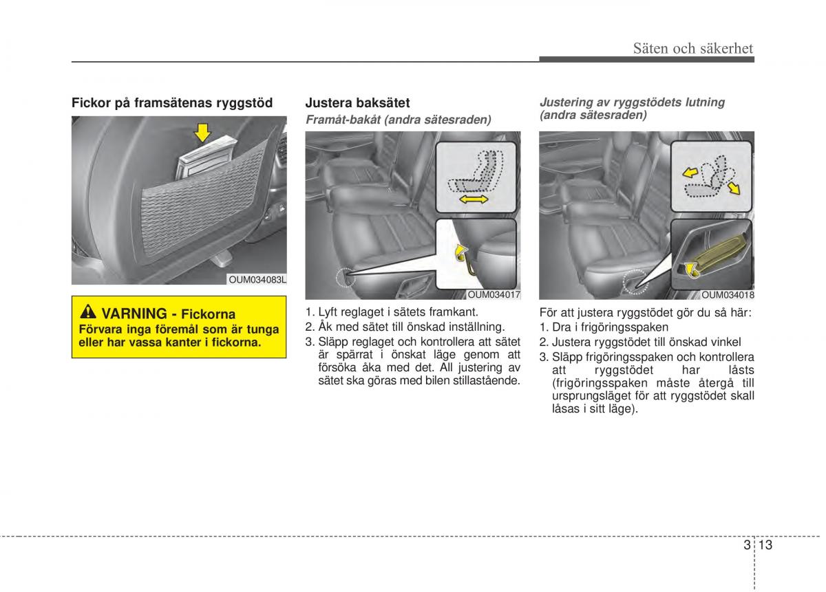 KIA Sorento II 2 instruktionsbok / page 41