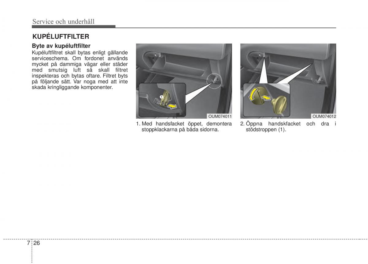 KIA Sorento II 2 instruktionsbok / page 426