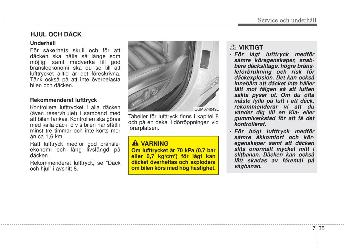 KIA Sorento II 2 instruktionsbok / page 435