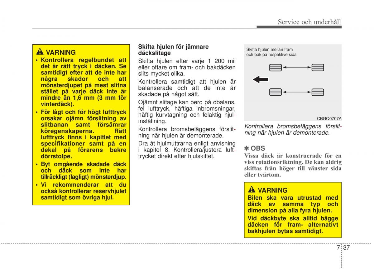 KIA Sorento II 2 instruktionsbok / page 437