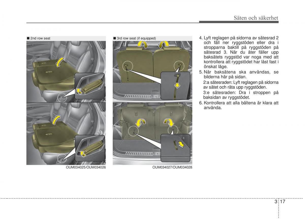 KIA Sorento II 2 instruktionsbok / page 45