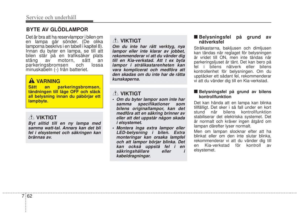 KIA Sorento II 2 instruktionsbok / page 462