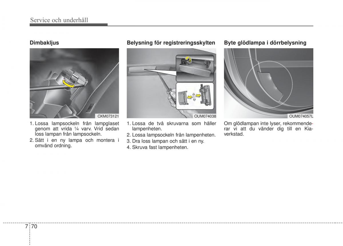 KIA Sorento II 2 instruktionsbok / page 470