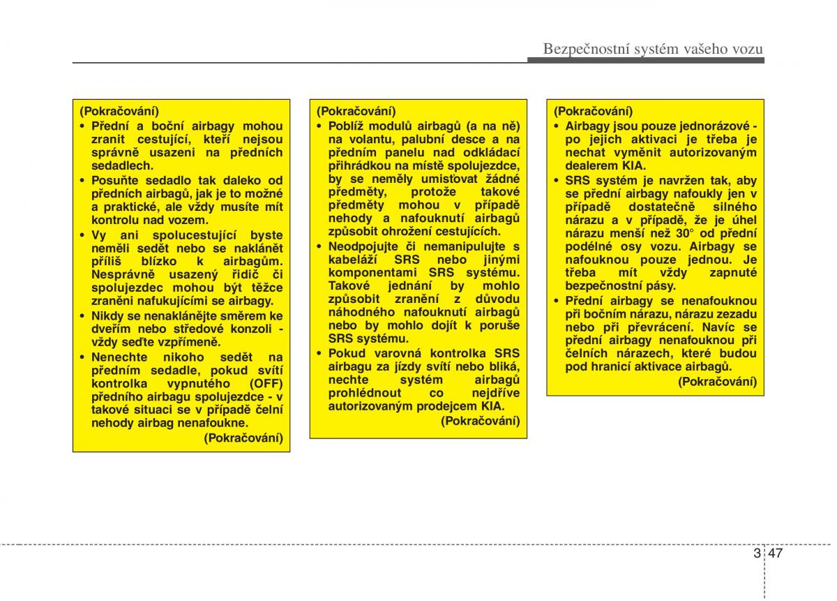 KIA Soul I 1 navod k obsludze / page 62