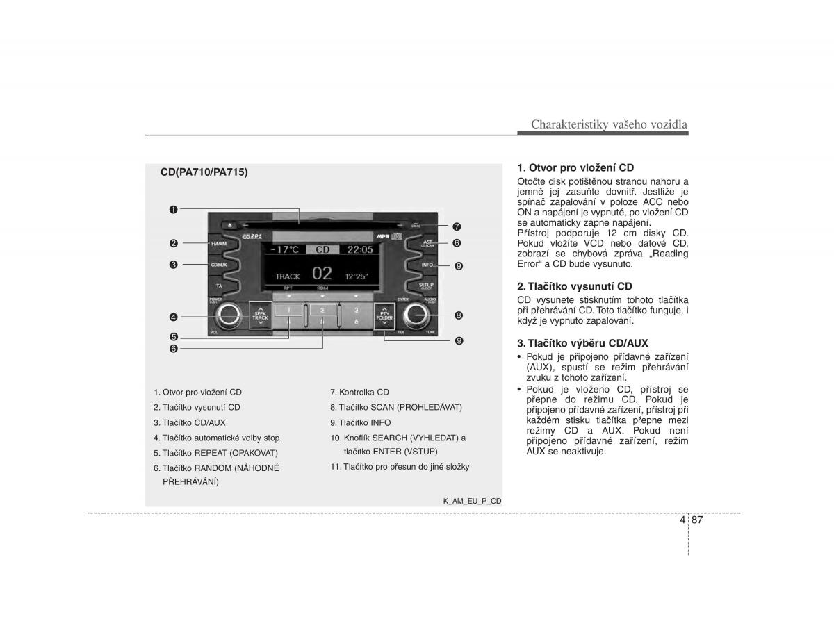 KIA Soul I 1 navod k obsludze / page 162