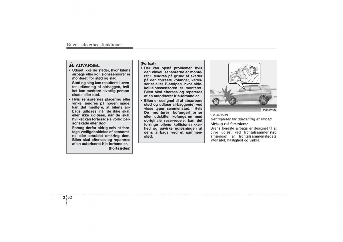 KIA Soul I 1 Bilens instruktionsbog / page 66