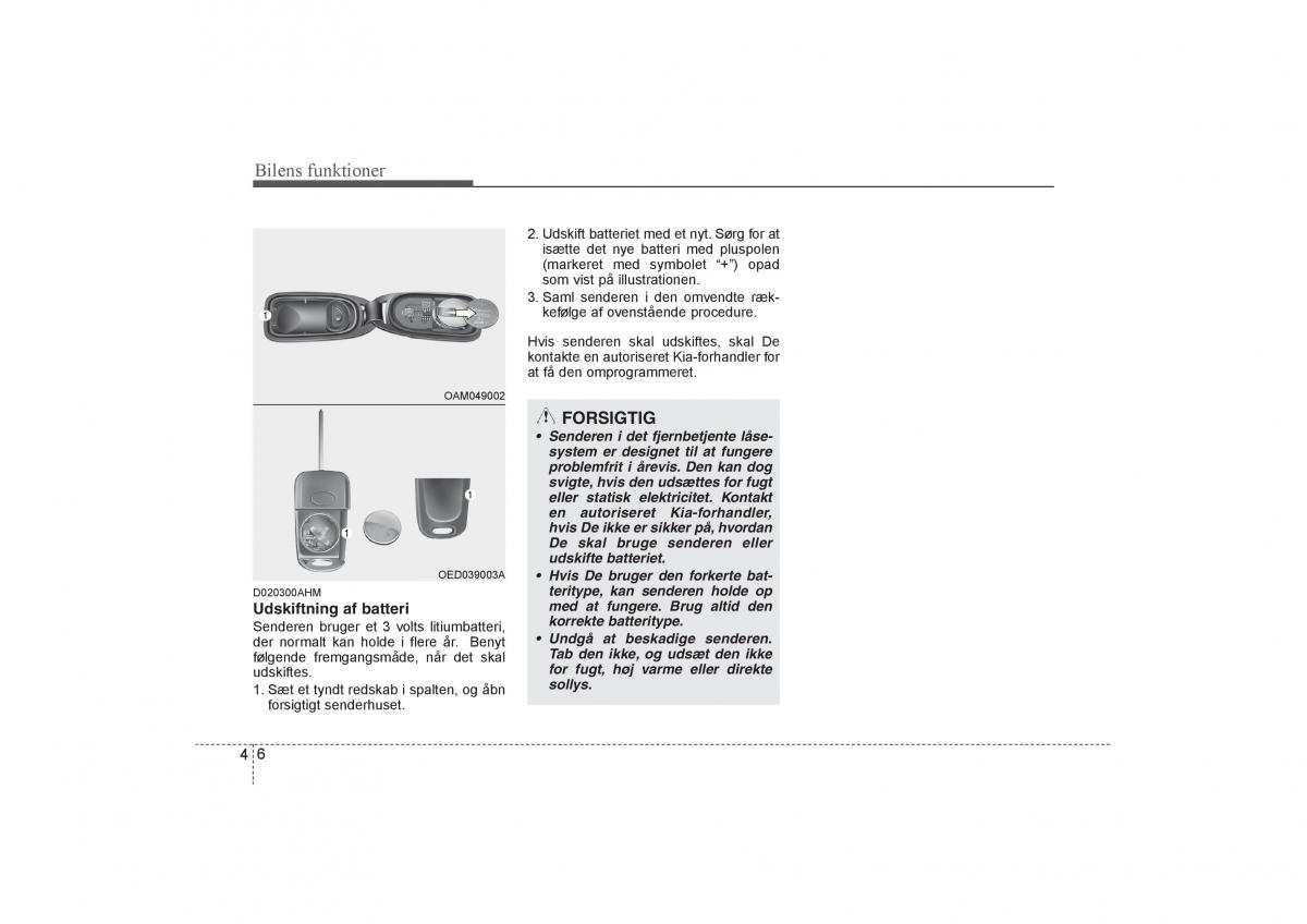 KIA Soul I 1 Bilens instruktionsbog / page 78