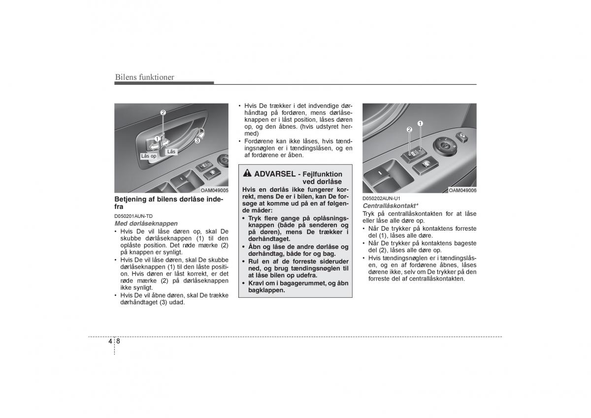 KIA Soul I 1 Bilens instruktionsbog / page 80