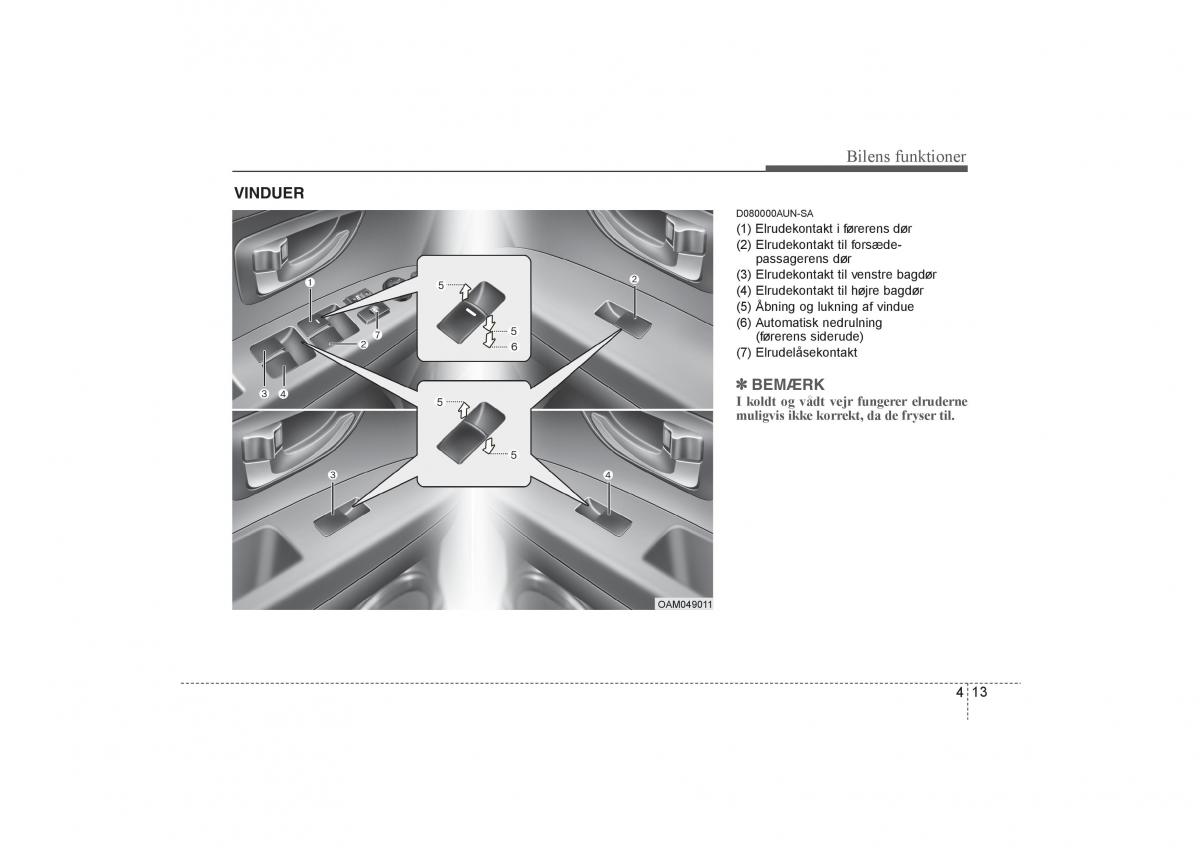 KIA Soul I 1 Bilens instruktionsbog / page 85