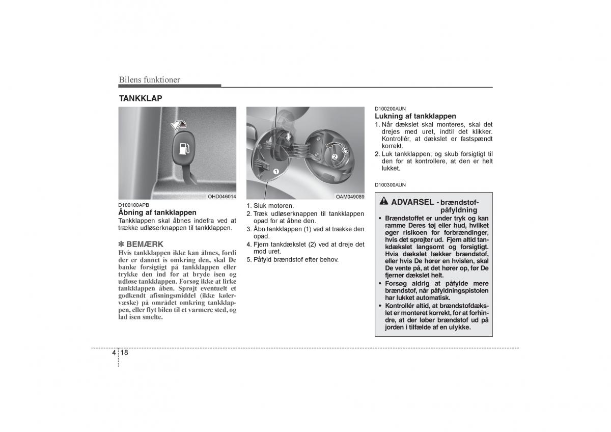 KIA Soul I 1 Bilens instruktionsbog / page 90