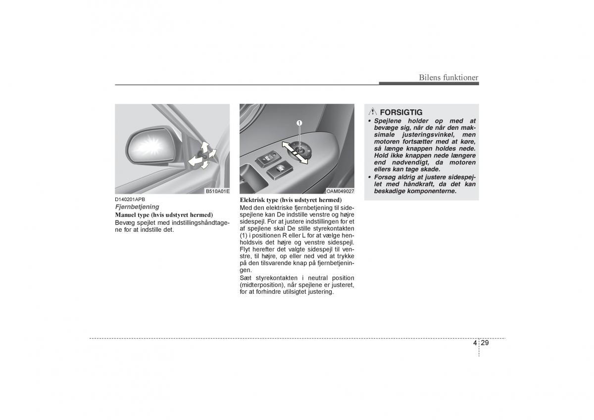 KIA Soul I 1 Bilens instruktionsbog / page 101