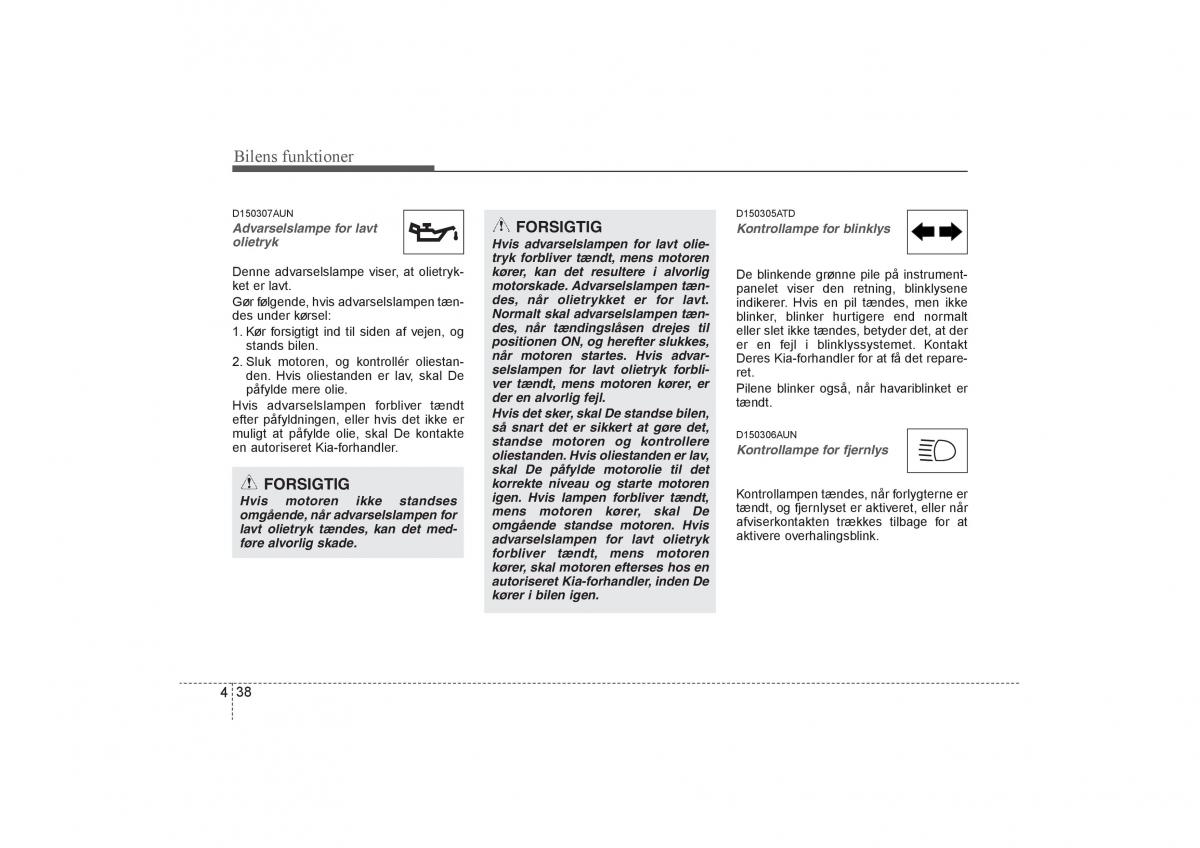 KIA Soul I 1 Bilens instruktionsbog / page 110