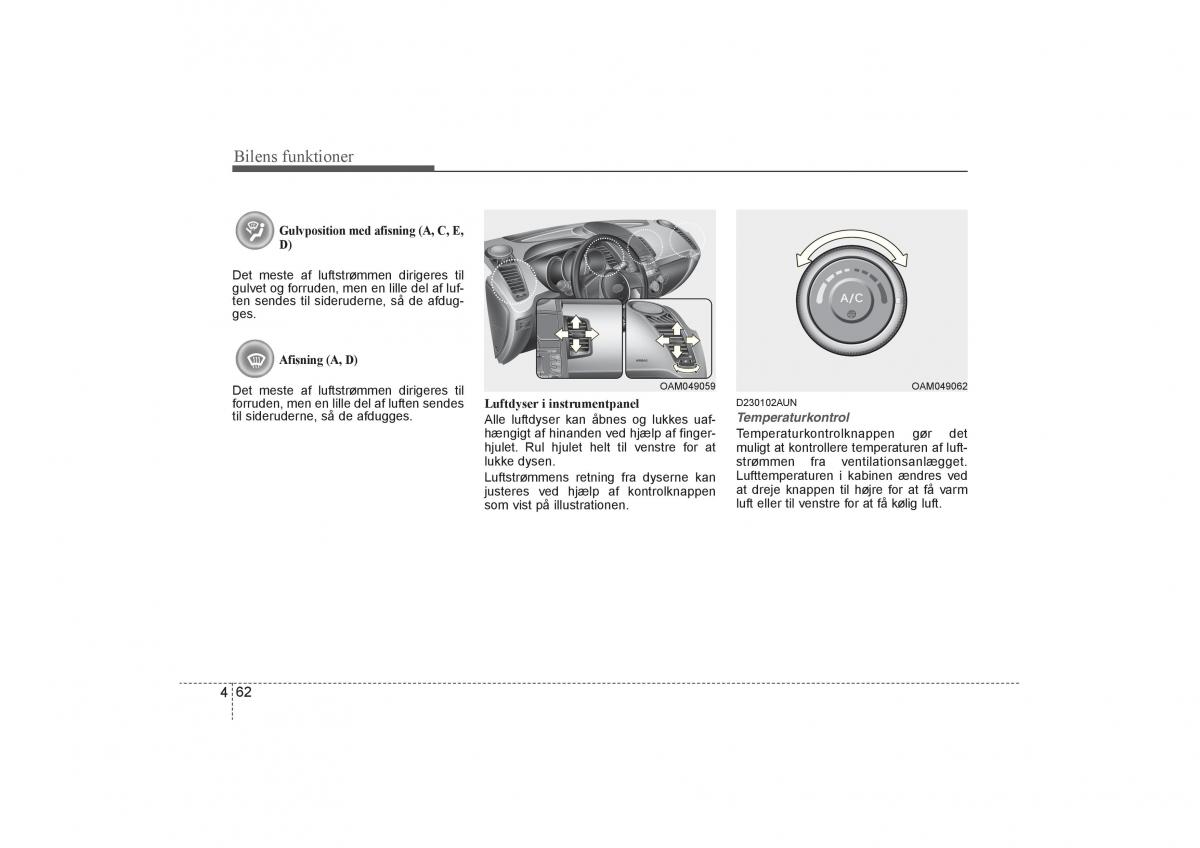 KIA Soul I 1 Bilens instruktionsbog / page 134