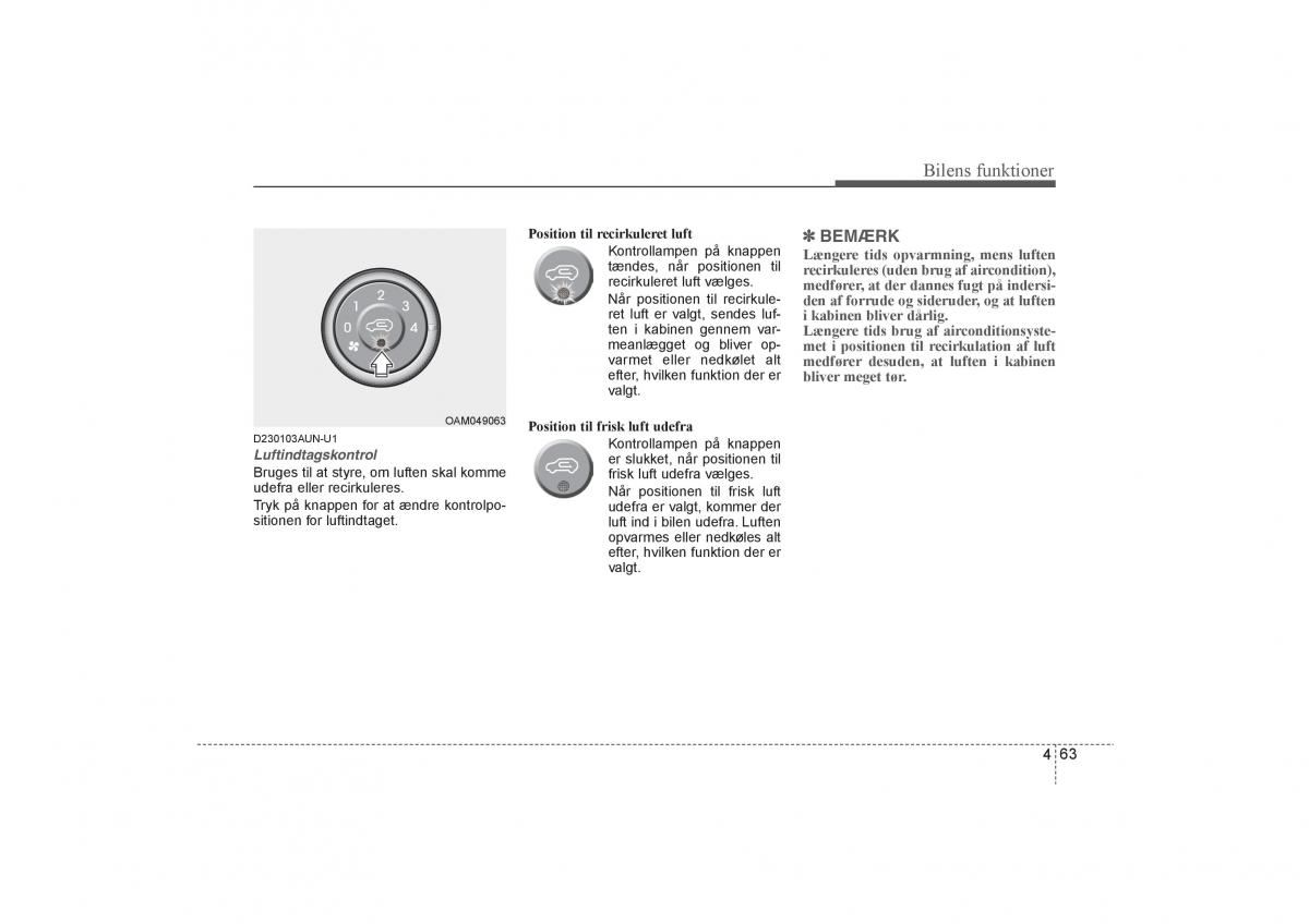 KIA Soul I 1 Bilens instruktionsbog / page 135