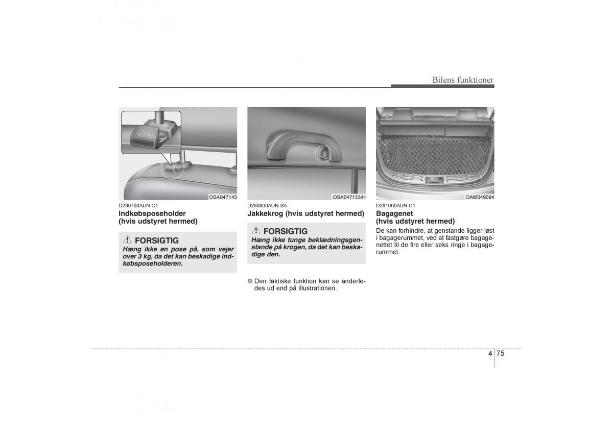 KIA Soul I 1 Bilens instruktionsbog / page 147