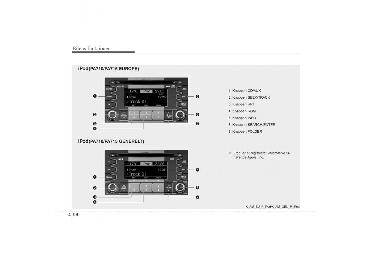 KIA Soul I 1 Bilens instruktionsbog / page 168