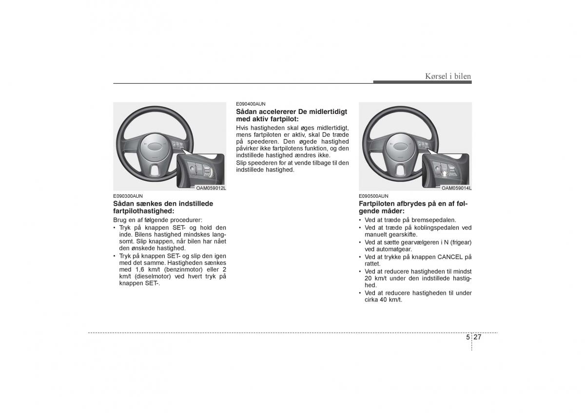 KIA Soul I 1 Bilens instruktionsbog / page 197