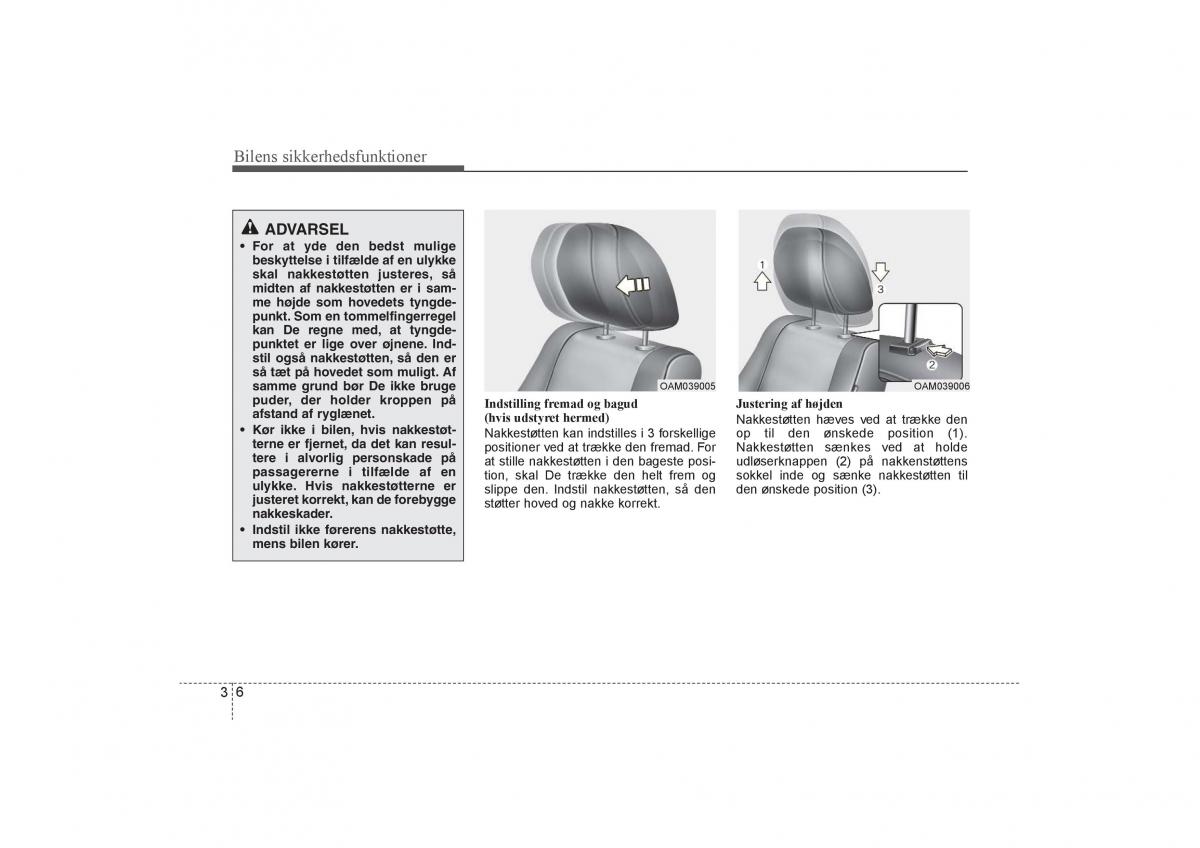 KIA Soul I 1 Bilens instruktionsbog / page 20