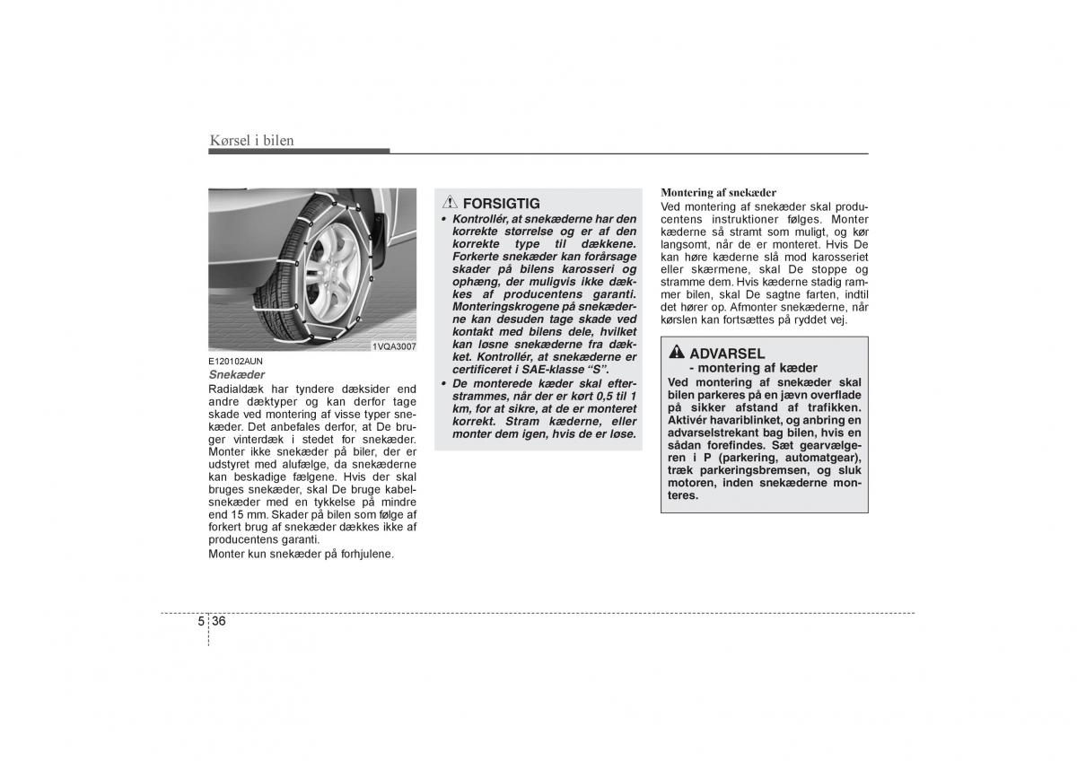 KIA Soul I 1 Bilens instruktionsbog / page 206