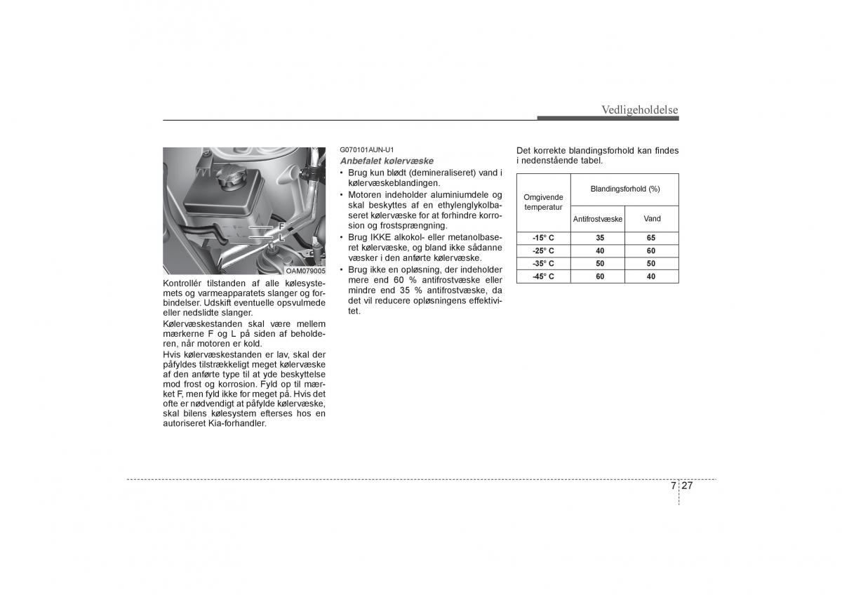 KIA Soul I 1 Bilens instruktionsbog / page 269