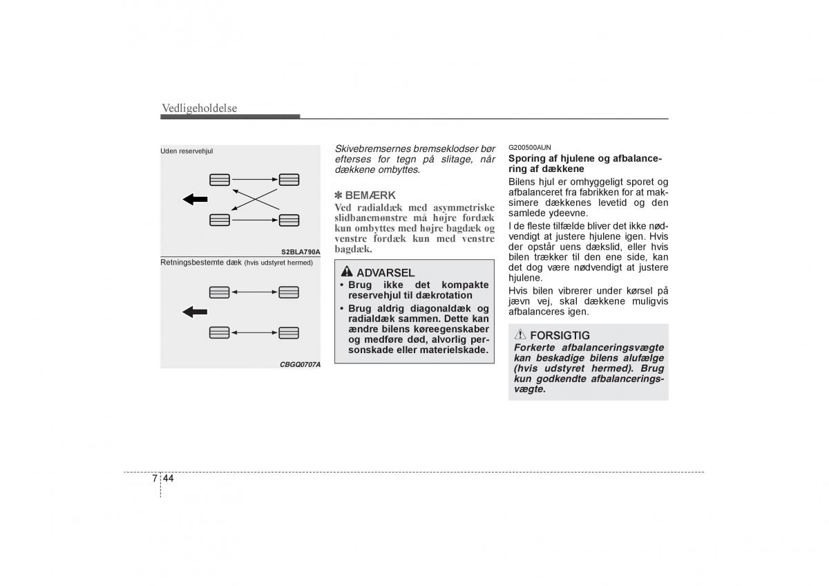 KIA Soul I 1 Bilens instruktionsbog / page 286