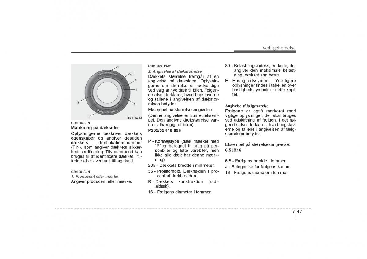 KIA Soul I 1 Bilens instruktionsbog / page 289