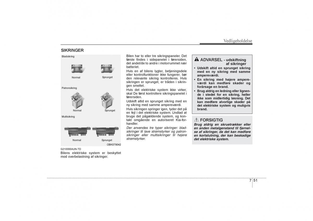 KIA Soul I 1 Bilens instruktionsbog / page 293