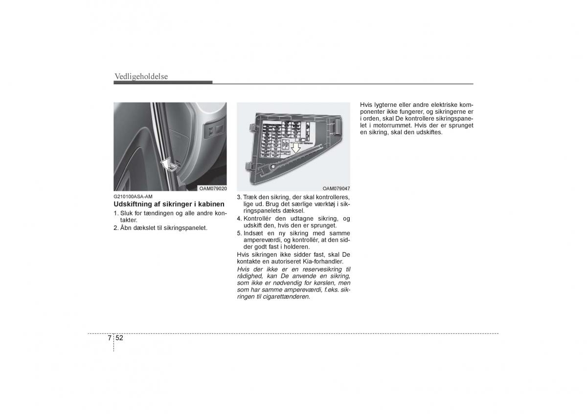 KIA Soul I 1 Bilens instruktionsbog / page 294