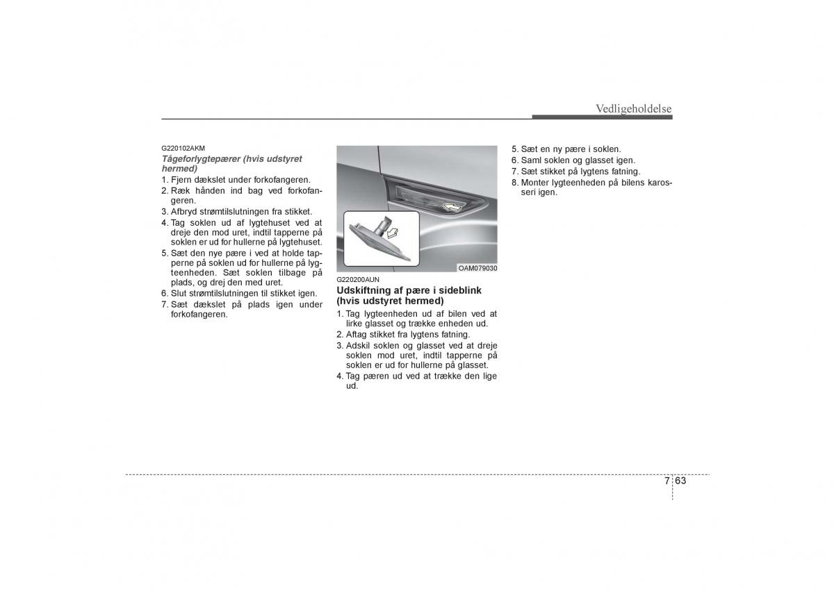 KIA Soul I 1 Bilens instruktionsbog / page 305