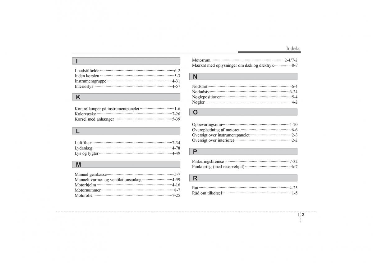 KIA Soul I 1 Bilens instruktionsbog / page 329