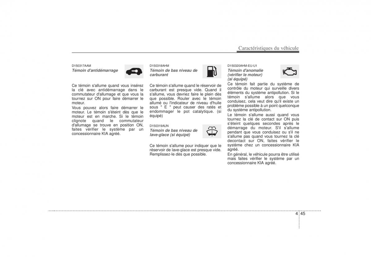 KIA Soul I 1 manuel du proprietaire / page 118