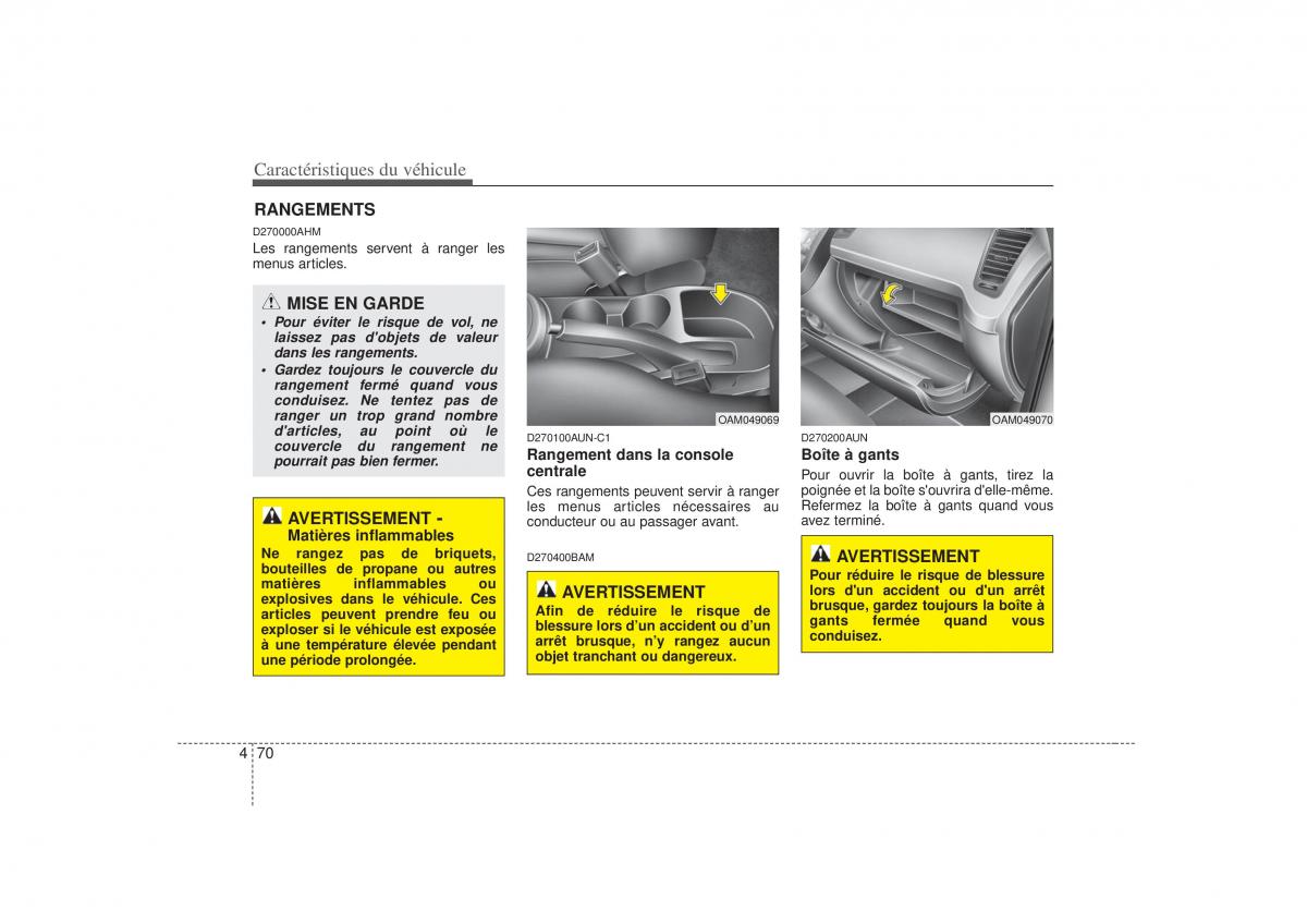 KIA Soul I 1 manuel du proprietaire / page 143