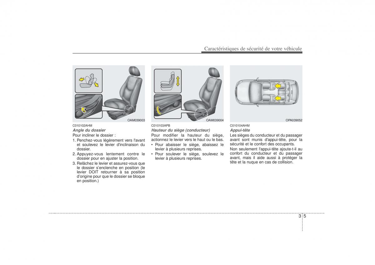 KIA Soul I 1 manuel du proprietaire / page 18