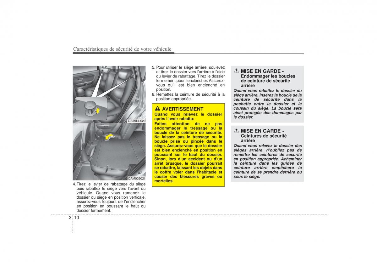 KIA Soul I 1 manuel du proprietaire / page 23