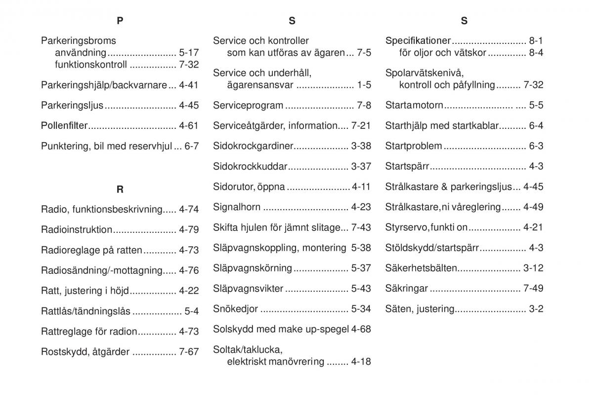 KIA Soul I 1 instruktionsbok / page 6