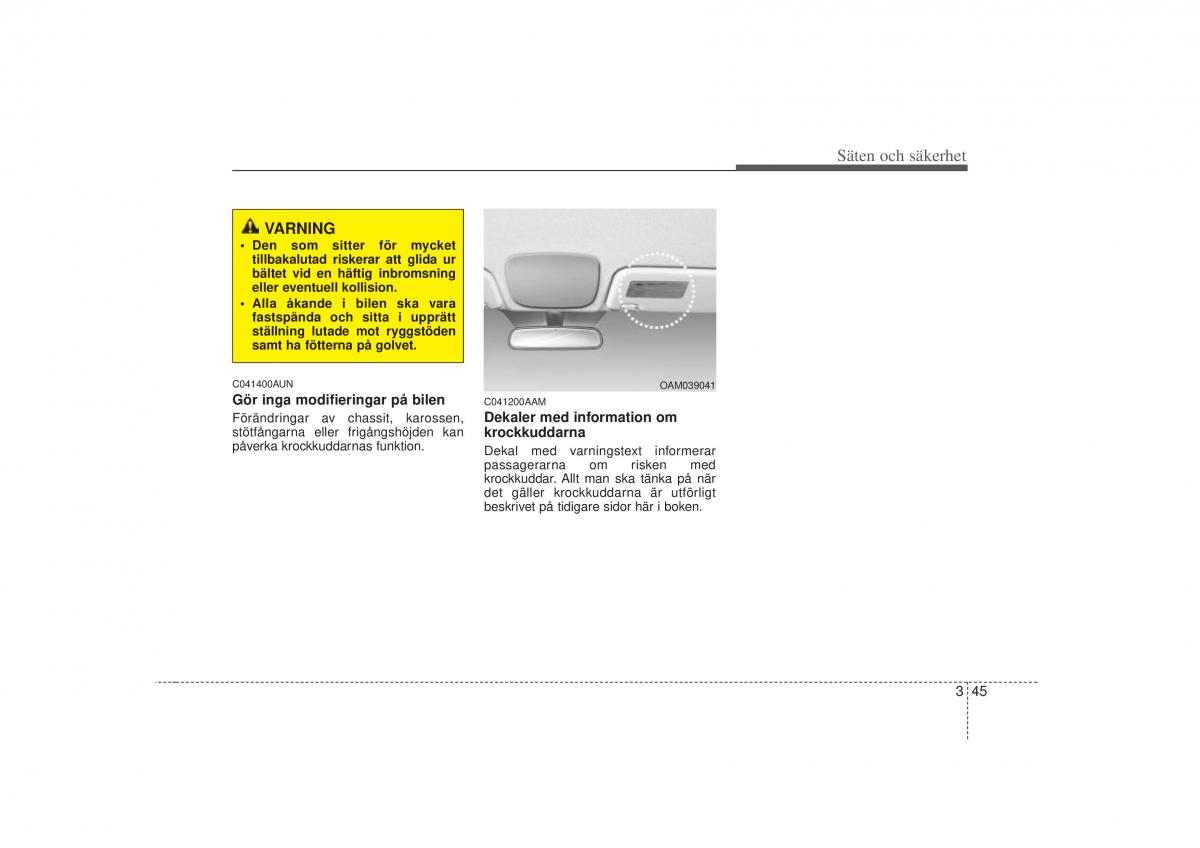 KIA Soul I 1 instruktionsbok / page 62