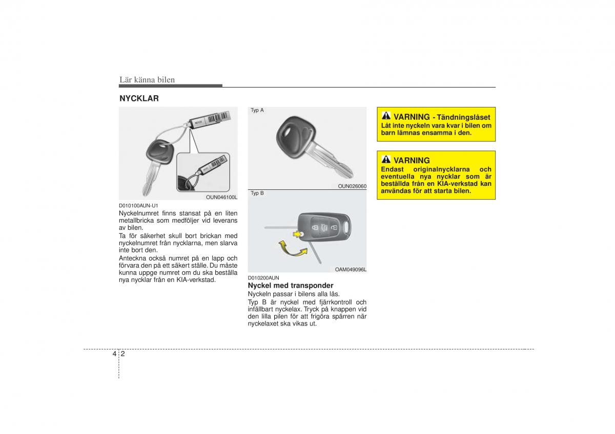 KIA Soul I 1 instruktionsbok / page 64