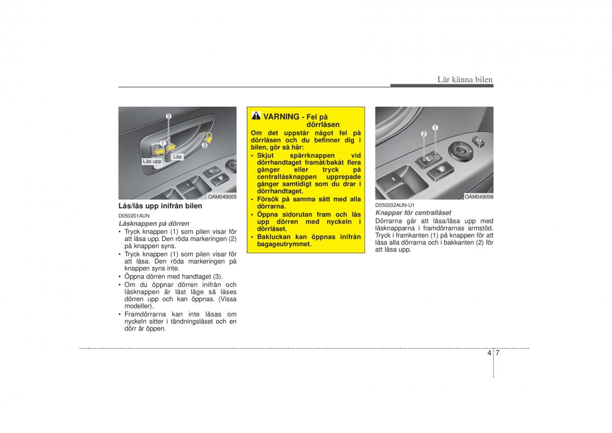 KIA Soul I 1 instruktionsbok / page 69