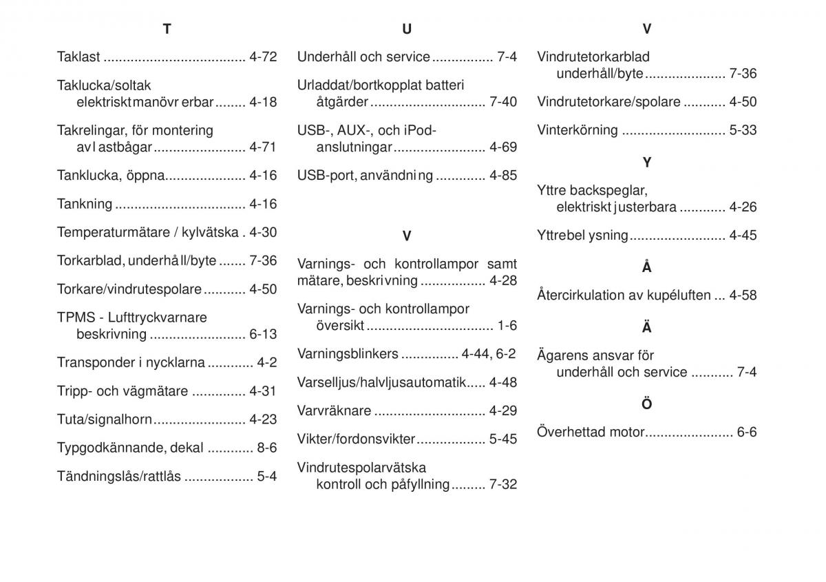 KIA Soul I 1 instruktionsbok / page 7