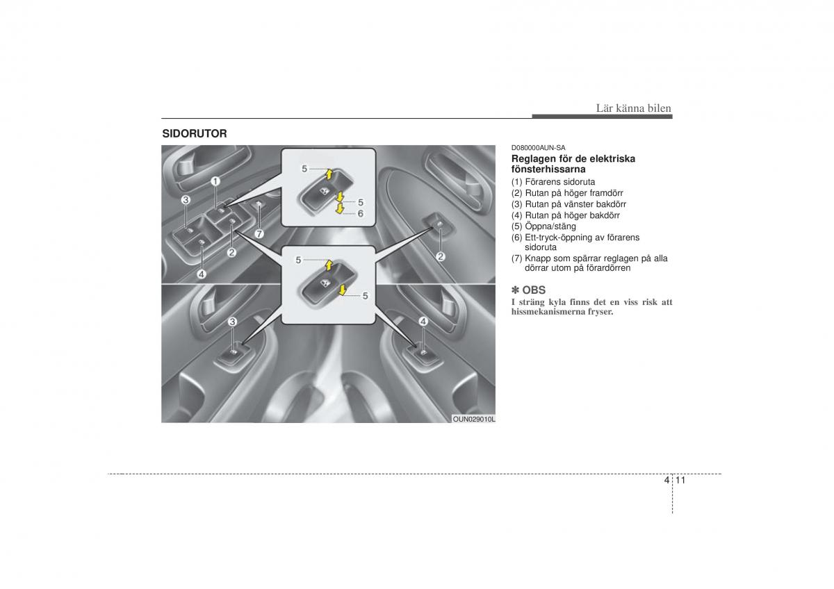 KIA Soul I 1 instruktionsbok / page 73