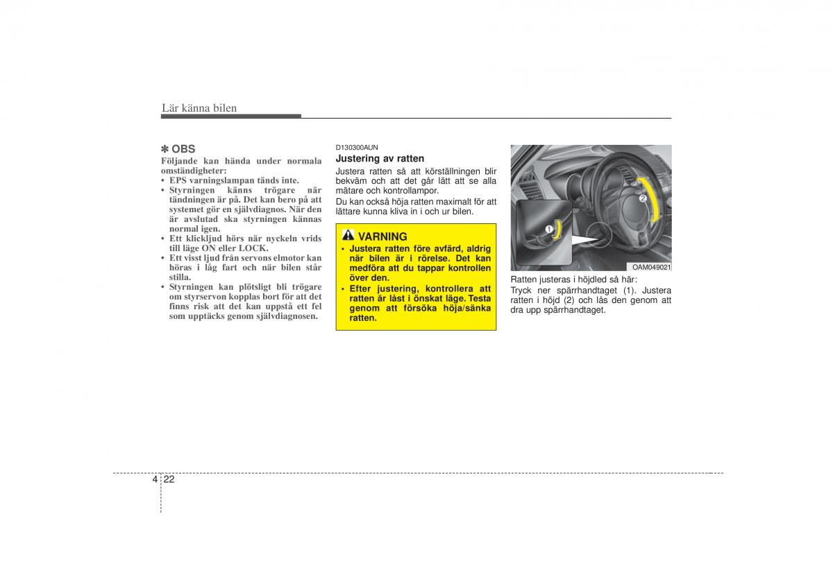 KIA Soul I 1 instruktionsbok / page 84