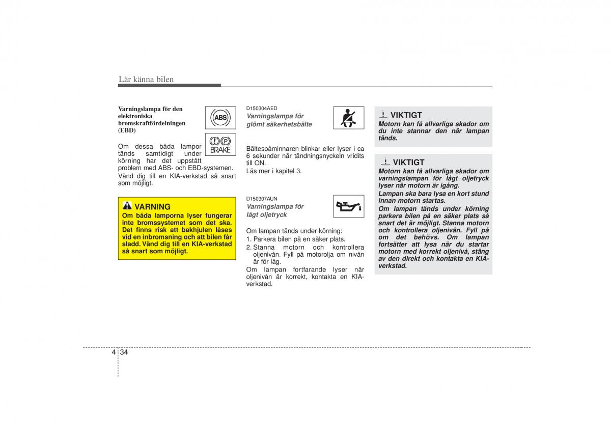 KIA Soul I 1 instruktionsbok / page 96