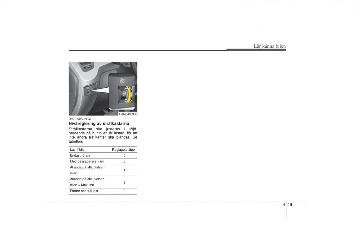 KIA Soul I 1 instruktionsbok / page 111