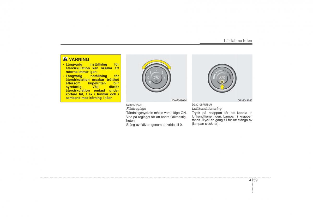 KIA Soul I 1 instruktionsbok / page 121