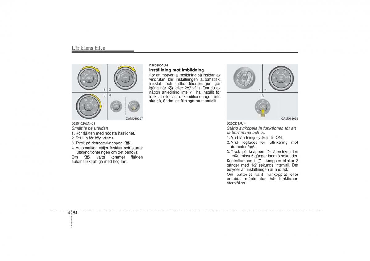 KIA Soul I 1 instruktionsbok / page 126