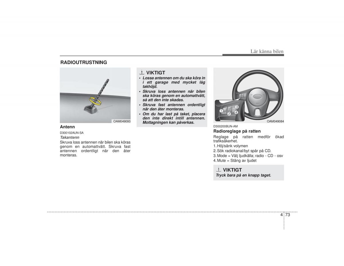 KIA Soul I 1 instruktionsbok / page 135