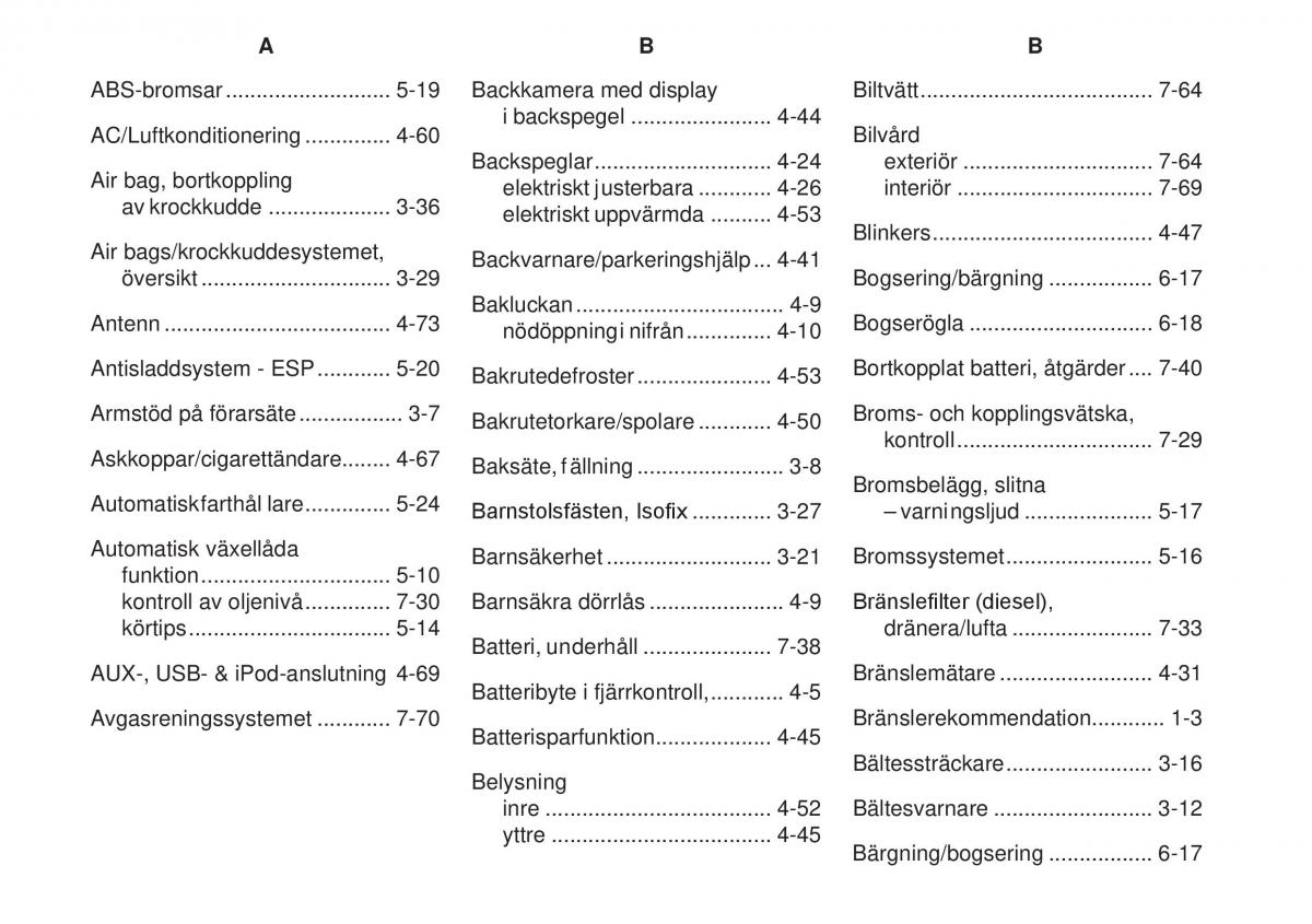 KIA Soul I 1 instruktionsbok / page 2