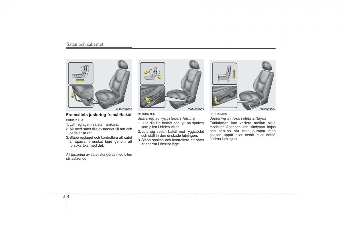 KIA Soul I 1 instruktionsbok / page 21