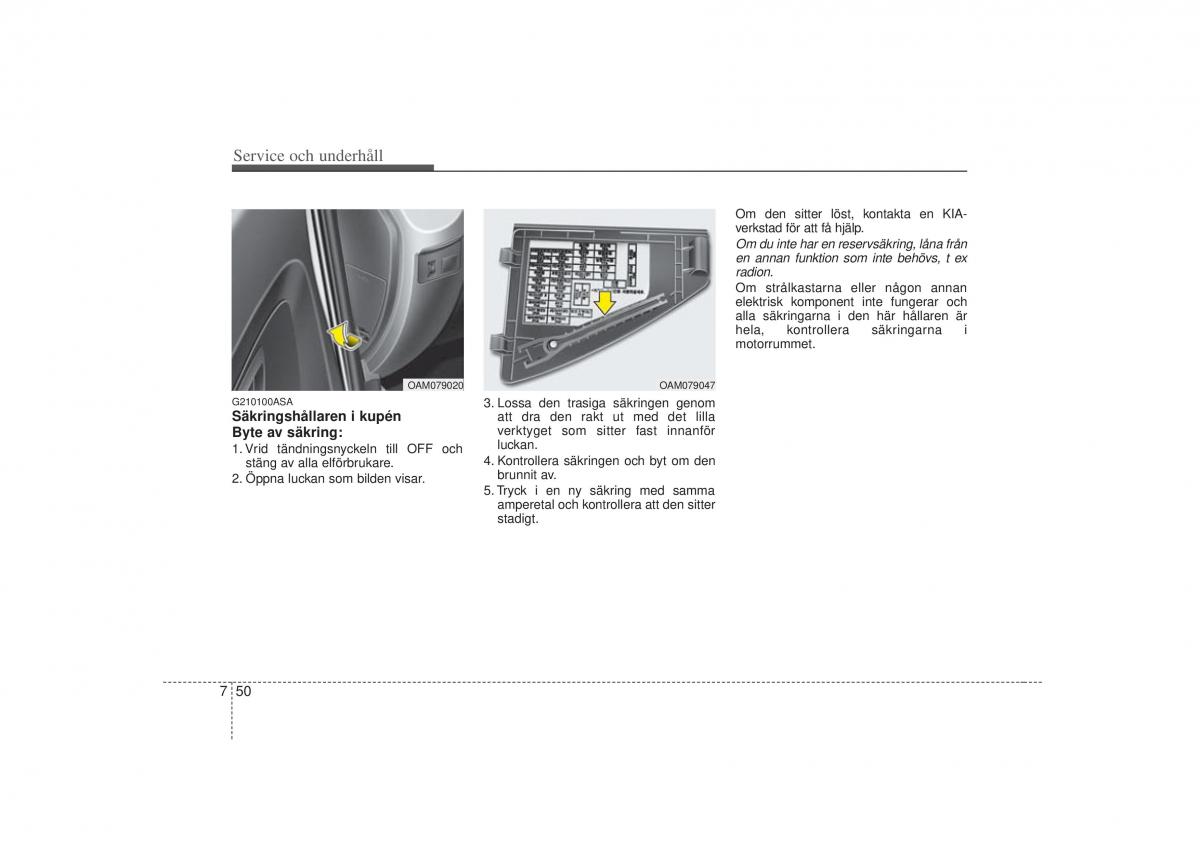 KIA Soul I 1 instruktionsbok / page 268